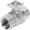 Ball valve Series: VZBM Brass/PTFE Bare stem PN40 Internal thread (BSPP) 1/4" (8)